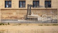 Mittie Stephens mural on the outside wall of Auntie Skinners Riverboat Club in Jefferson, Texas.