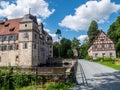 Mitwitz moated castle in Thuringia Germany Royalty Free Stock Photo