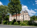 Mitwitz moated castle in Thuringia Germany Royalty Free Stock Photo