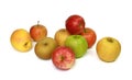 Mix of apples of different varieties