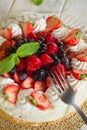 Mix berries cake