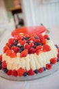 Mix berries cake Royalty Free Stock Photo