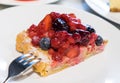 Mix berries pastry; sweet dessert