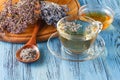 Mix of bio herbal tea Royalty Free Stock Photo