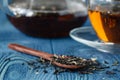 Mix of bio herbal tea Royalty Free Stock Photo