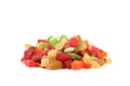 Mix of candied fruits and nuts