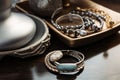 a mix of classic and modern jewelry, complemented by simple accents