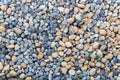 Mix color gravel for background