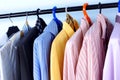 Mix color Shirt and Tie Royalty Free Stock Photo