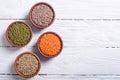 Mix of colorful lentil Royalty Free Stock Photo