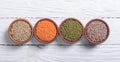 Mix of colorful lentil Royalty Free Stock Photo