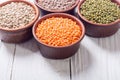 Mix of colorful lentil Royalty Free Stock Photo