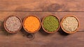 Mix of colorful lentil Royalty Free Stock Photo