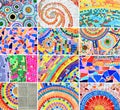 Mix Colorful mosaic background