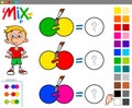 Mix colors educational game for kids