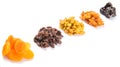 Mix Dried Fruit Variety IV Royalty Free Stock Photo