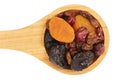Mix of dried fruits Royalty Free Stock Photo