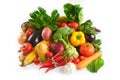 Mix of fruits and vegetables Royalty Free Stock Photo