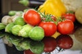 Mix of healthy Organic Vegetable Composition Royalty Free Stock Photo