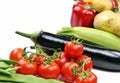 Mix of healthy Organic Vegetable Composition Royalty Free Stock Photo
