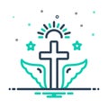 Mix icon for Faith, christianity and holy