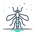 Mix icon for Mosquito, bloodsucking and bite