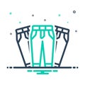 Mix icon for Pants, apparel and body