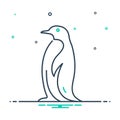 Mix icon for Penguin, adelie and animal