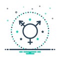 Mix icon for Transexuales, transgender and intersex