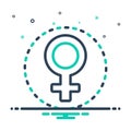 Mix icon for Women, gender and couple