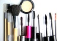 Mix of mascara brushes Royalty Free Stock Photo