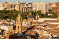 View on the roofs of valencia