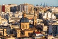 View on the roofs of valencia