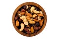 Mix nuts, dry fruits and grapes Royalty Free Stock Photo