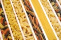 Mix pasta Royalty Free Stock Photo