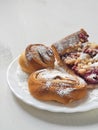 Mix of pastries Royalty Free Stock Photo