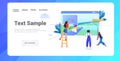 mix race developers team creating website ui web application development program software optimization Royalty Free Stock Photo