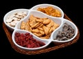 Mix snacks Royalty Free Stock Photo