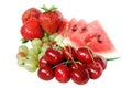 Mix of summer fruits Royalty Free Stock Photo