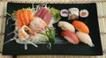 Mix Sushi sashimi Royalty Free Stock Photo