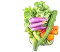 Mix Tropical Vegetables Isolated II