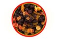 Mix variety of dried fruit Royalty Free Stock Photo