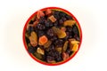 Mix variety of dried fruit Royalty Free Stock Photo