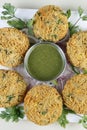 Mix Vegetable Pakora is a popular Indian snack Royalty Free Stock Photo