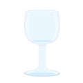 Glass of champagne on white background Royalty Free Stock Photo