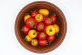 mix of yellow and red tomatoes Royalty Free Stock Photo