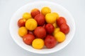 mix of yellow and red tomatoes Royalty Free Stock Photo