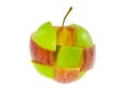 Mixed apple Royalty Free Stock Photo
