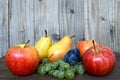 Mixed autumn fruits