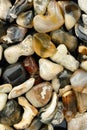 Mixed Beach Stone Background